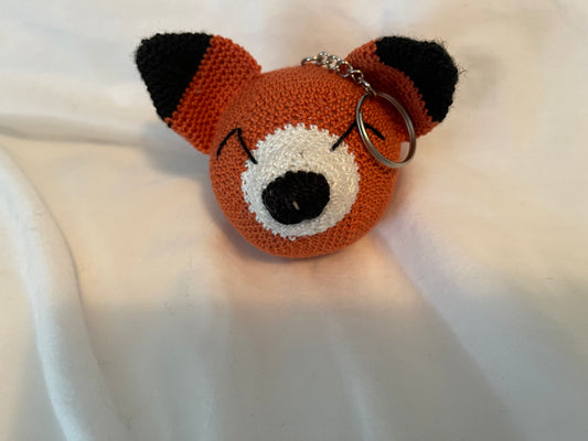 FOX HEAD KEYCHAIN